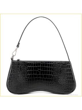 Crocodile PU Leather Shoulder Bag Satchel Zip Purse Going Out